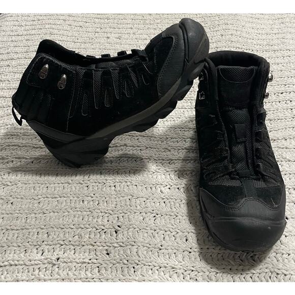 Ozark Trail Hiking Boots Leather Bump Toe Mens 7 EU 39.5 28802104 Black main image 5